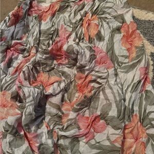 American Eagle Outfitters Floral Cardigan - Pink and Green